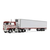 ͽ�� 69-2253 KILOworks �� DCP 1/64  Kenworth K100 COE Flat Top & 53' Utility Trailer with Reefer 