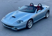 ͽ�� BBR1874F BBR 1/18 �ե��顼�� Ferrari 550 Barchetta �Х륱�å� 2000 - made in Italy Argento Nurburgring - Bordeaux interior �����ꥢ�������դ�