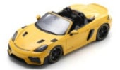 ͽ�� 18S1091 ���ѡ��� 1/18 �ݥ륷�� Porsche 718 Spyder RS - Speed Yellow - 2023 