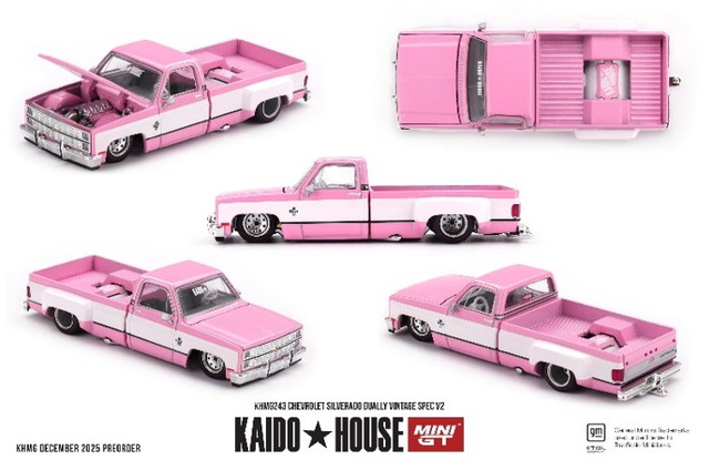 新品 KHMG243 TSM MINI-GT 1/64 シボレー シルバラード ヴィンテージ