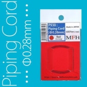 ���� P930 Model Factory Hiro   �ѥ��ԥ󥰥����� Piping Cord ľ��0.28mm �� Red �ڤ椦�ѥ��б���