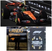 ͽ�� 12S078 ���ѡ��� 1/12 �ޥ��顼��� McLaren MCL39 #4 3rd ���֥��� Abu Dhabi GP 2025 F1 Drivers' World Champion 2025 L. �Υꥹ Pit board��°