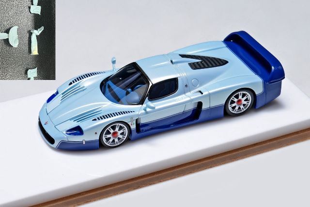 予約 YM model 1/64 マセラティ Maserati MC12 Stradale Ice Blue