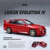 ͽ�� ATS881003 ATS 1/64 ��ɩ ��󥵡� ���ܥ�塼����� Mitsubishi Lancer Evolution IV Red �ܥ�ͥåȳ���