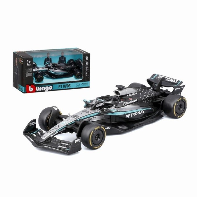 新品 BUR38237R ブラーゴ 1/43 メルセデス AMG ペトロナス F1チーム