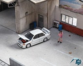 ͽ��  Fuji 1/64  ��󥵡����ܥ�塼����� Lancer Evolution EVO III GSR White