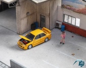 ͽ��  Fuji 1/64  ��󥵡����ܥ�塼����� Lancer Evolution EVO III GSR Yellow