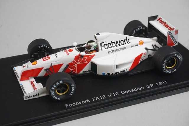 1/43 スパーク S3982 フットワーク FA12 カナダGP 1991 #10 S
