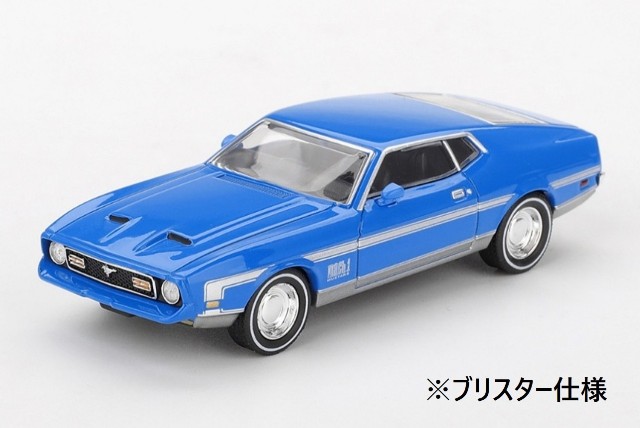 新品 MGT01138-BL TSM MINI-GT 1/64 フォード マスタング マッハ1 1971