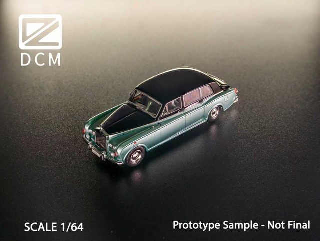 予約 DCM 1/64 ファントム 6 Rolls-Royce Phantom VI Green-Black Top