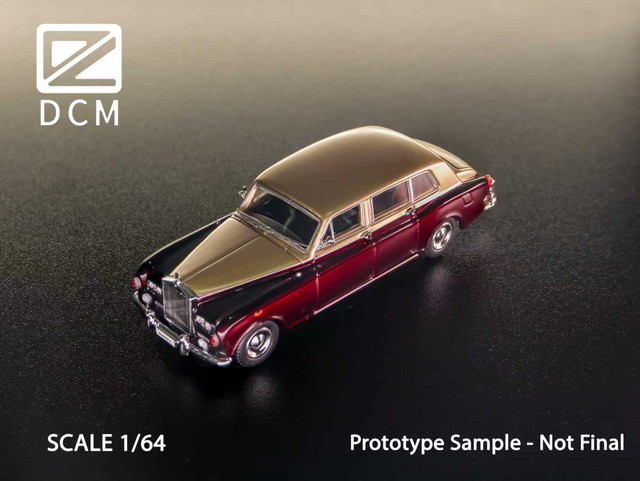 予約 DCM 1/64 ファントム 6 Rolls-Royce Phantom VI Red-Gold Top