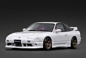ͽ�� IG3765 �����˥å�����ǥ� 1/18 ���� Nissan 180SX TYPE X (RPS13) White With Display Case WEB����