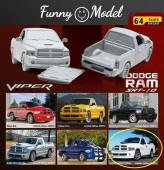 ͽ��  Funny Model (FM) 1/64  ���å� ��� 2004 Dodge RAM SRT-10 F/Commemorative Edition 