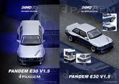 ���� IN64-E30P-SILBLU INNO ���Υ�ǥ� 1/64  PANDEM E30 M3 ����С�/�֥롼 
