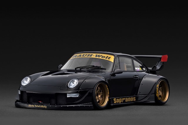 予約 IG4037 イグニッションモデル 1/18 RWB 993 Black , Boost Gear ミニカー通販