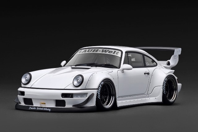 予約 IG3970 イグニッションモデル 1/18 RWB 964 White , Boost Gear