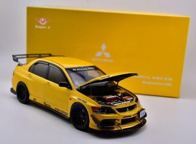 予約 SUPER A 1/18 三菱 ランサー Mitsubishi EVO9 MR FQ-360 Yellow