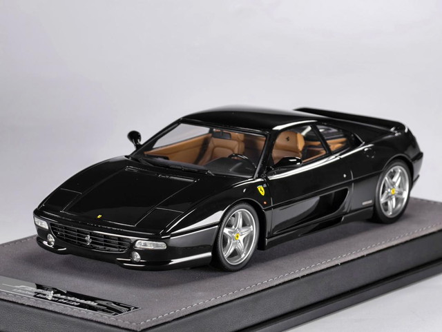 予約 V8 MODEL 1/18 F355 Metallic Black, Boost Gear ミニカー通販