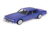 ͽ�� 30598 GreenLight 1/64 ���ܥ졼 Chevrolet Caprice - Electric Blue Sergio Rocha Collaboration 1986 - Lowriders