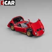 ͽ��  Element Car Model 1/64 ���ܥ륮���� �ߥ��� Lamborghini MIURA �ե볫�� Red