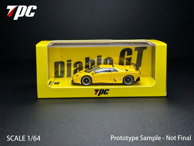 予約 TPC 1/64 ディアブロ Diablo GT-R Lemon Yellow, Boost Gear