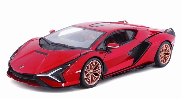 新品 BUR21099R2 ブラーゴ 1/24 ランボルギーニ シアン FKP37 レッド