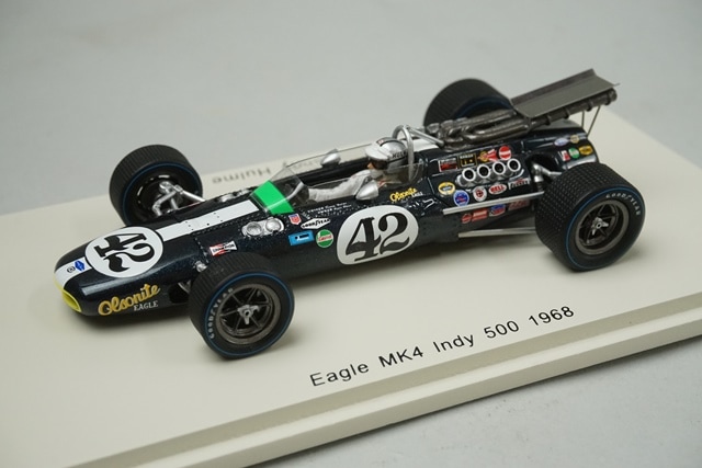 1/43 スパーク S4258 イーグル MK4 インディ 500 1968 #42 D.ハルム