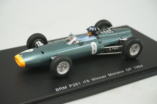 1/43 スパーク S1156 BRM P261 モナコGP 優勝 1964 #8 G.ヒル, Boost