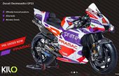 ��� KLW0014-02 KILOworks 1/12 �ɥ����ƥ� PRAMAC MOTO GP GP23 ��5 Johann Zarco 2023