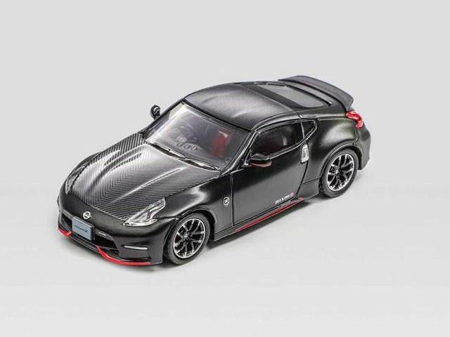 予約 Fuji 1/64 フェアレディ Fairlady Z Z34 370z Black Carbon Cover