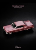 ͽ��  MK Miniatures 1/64  ����ǥ�å� �ɥ��ӥ� Cadillac DeVille Ice Plum Pink (Pink) Roof
