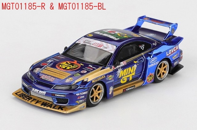 新品 MGT01185-R TSM MINI-GT 1/64 日産 Nissan シルビア (S15) LB