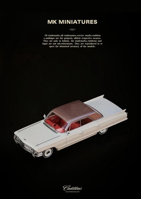 予約 MK Miniatures 1/64 キャデラック ドゥビル Cadillac DeVille