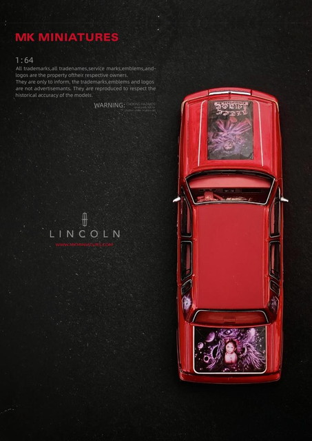 新品 MK Miniatures 1/64 リンカーン タウン Lincoln Town Car Mk2
