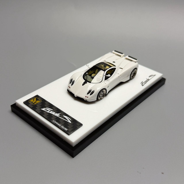 新品 DMY 1/64 パガーニ ゾンダ Pagani Zonda s Pearl White, Boost