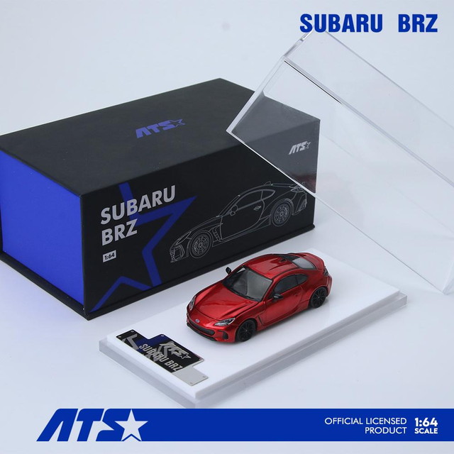 ͽ�� ATS880403 ATS 1/64 ���Х� Subaru BRZ Metallic Red
