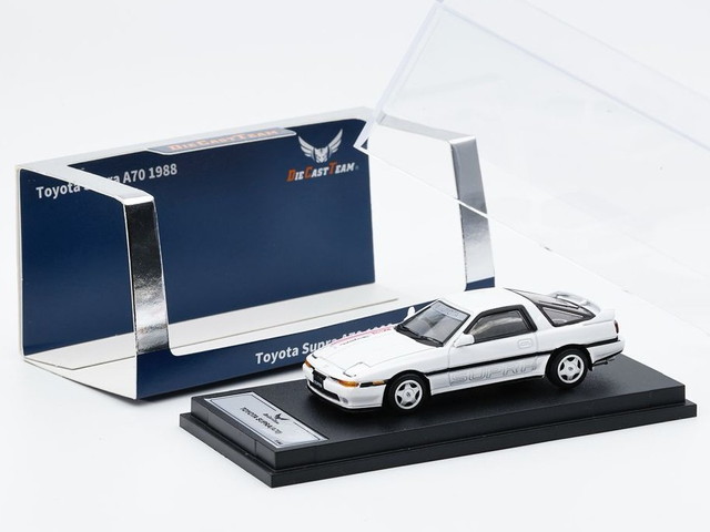 ͽ�� LL-033-250 DCT 1/64 �ȥ西 �����ץ� Toyota Supra A70 White (RHD)