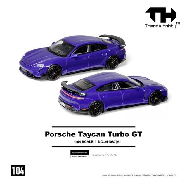 新品 #104-241087(A) Trends Hobby 1/64 ポルシェ タイカン ターボ