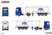 ͽ�� 01-5302 WSI 1/50   ITC Holland Transport MAN TGX GM 4X2 TANK TRAILER - 3 AXLE