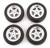 ͽ�� KKDCACC055 KK scale 1/12 �ݥ륷�� Speedline Rims and Tyres Set 1992 