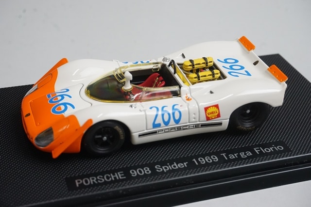 1/43 エブロ 43729 ポルシェ 908 スパイダー タルガ フローリオ 1969