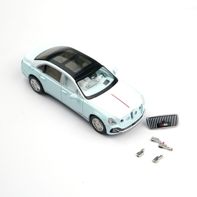 予約 T26-06 拓意 XCARTOYS 1/64 HONGQI GUOYA Light Blue 紅旗