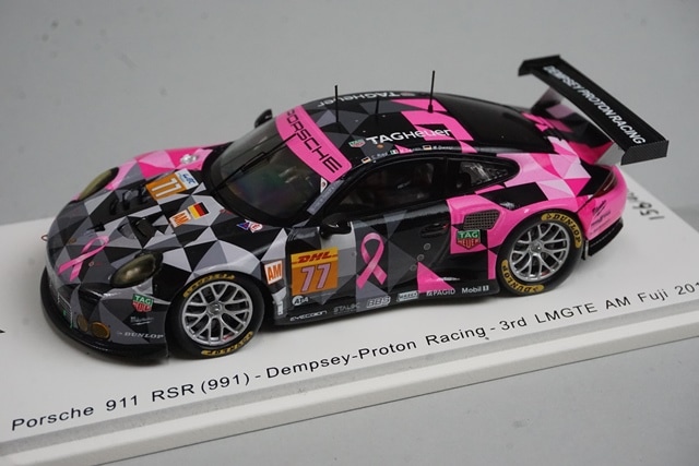 1/43 スパーク SJ056 ポルシェ 911 RSR(991) デンプシー プロトン