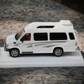 ͽ�� MK-E350-3-WH MK Miniatures 1/64 �ե����� Ford E350 White