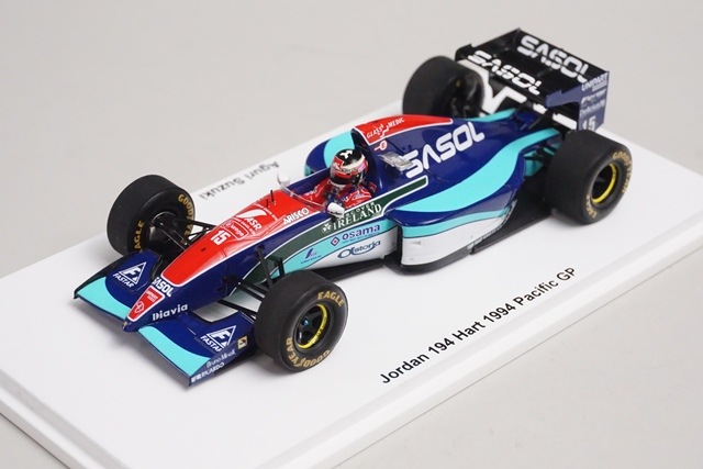 ★未走行 稀少 HOスロットカー F1 ジョーダンヤマハ AFX TOMY 1/43 スパーク FS19 ジョーダン 194 ハート F1 パシフィック Pacific