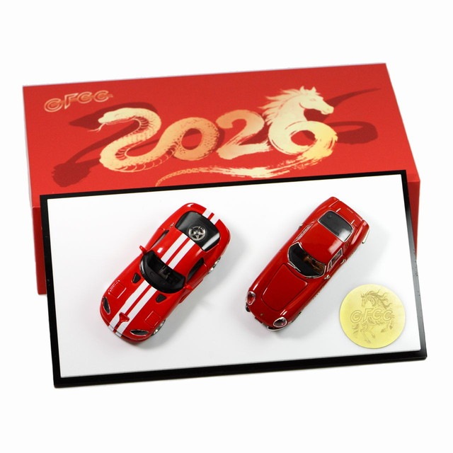 新品 GFCC 1/64 Ferrari 275 ＆ バイパー GTS 2台セット 午年記念
