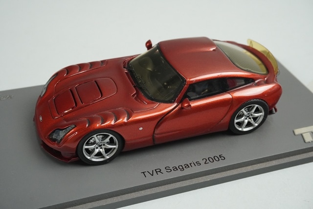 1/43 スパーク S0219 TVR サガリス 2005 メタリックレッド, Boost Gear