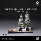 ͽ�� MO901331 MoreArt 1/64 SCENE OF THE FIRST SNOWFALLIN WINTER FOREST �� ���� �� ������� Size:18��8.5��8.6cm �ե����奢���ǥ륫������°���ޤ���