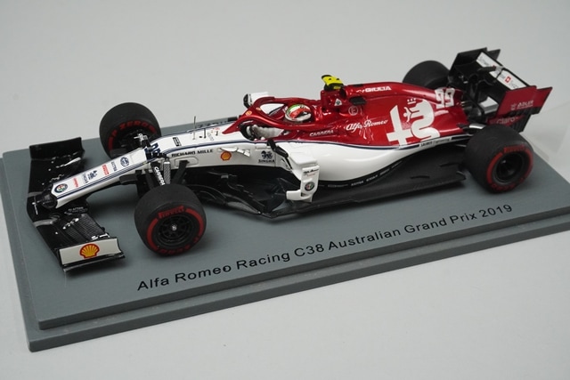 1/43 スパーク S6074 アルファロメオ レーシング C38 オーストラリアGP