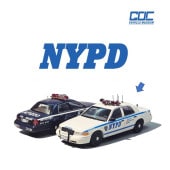 ͽ��  GOC 1/64 �ե����� ���饦�� �ӥ��ȥꥢ Ford Crown Victoria New York Police Car Whit #1237 �ݥꥹ �ѥȥ���